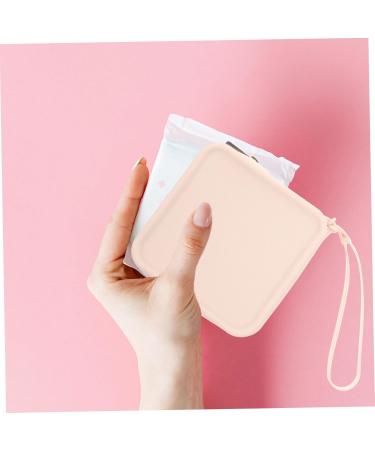 Coolhiya Women's Bandages Storage Bag | Compact Makeup & Period Pocket Tampon Holder | Reusable & Portable with Zipper - Buy Online on GoSupps.com