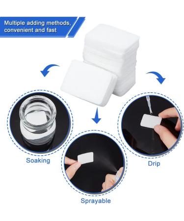 Buy Pandahall 100 Unperforated White Aroma Pads - 1.1 x 0.8 Rectangle Diffuser Pads for Essential Oils - International Shipping Available - Buy Online on GoSupps.com