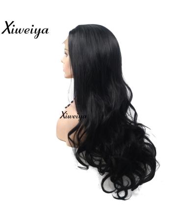 Buy xiweiya 26inch Black Lace Front Wig - 13x3 Body Wavy Heat Resistant Natural Hairline 150% Density - International Shipping Available - Buy Online on GoSupps.com