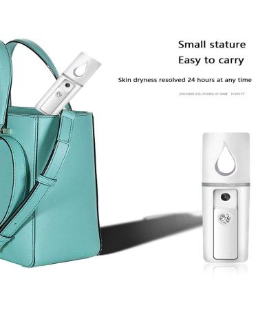Makina USB Nano Mist Sprayer for Facial Beauty - Ultrasonic Moisturizing Handheld Mini Mister - Buy Online on GoSupps.com