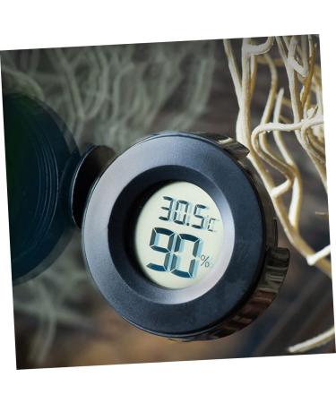Yardwe 3 Pcs Thermometer Reptilians Mini Turtles Room Digital Turtle Hygrometer Pet Animal Blackx3pcs 6.5X6.5X3cmx3pcs - Buy Online on GoSupps.com