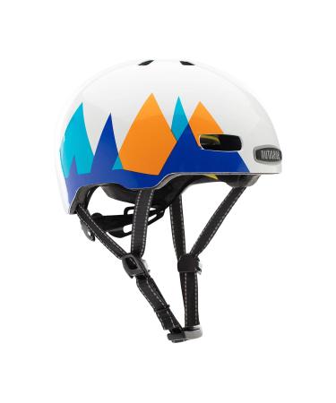 Nutcase, Little Nutty, Kids Bike Helmet with MIPS Protection System and Removable Visor Toddler Mtn. Calling Gloss MIPS