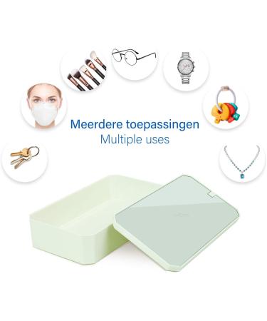 Leicke UV Cell Phone Sterilizer Box | Portable Smartphone Disinfectant & Wireless Charger | Ideal for Masks Gloves Glasses & Jewelry | International Shipping Available - Buy Online on GoSupps.com