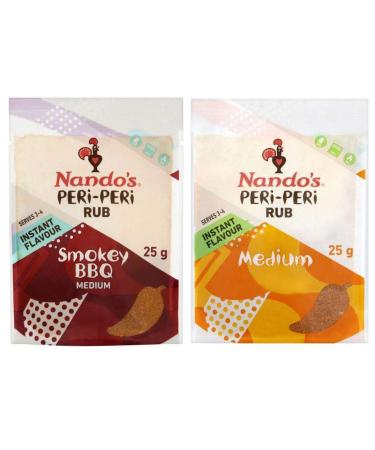 Nando's Nando's Peri-Peri Flavour Rub Assorted Fragrance 25 g Pack of 2