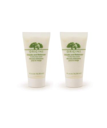 Origins Checks and Balances Frothy Face Wash 30ml | Pack of 2 - Refreshing & Balancing Cleanser for Radiant Skin - International Shipping Available - Buy Online on GoSupps.com