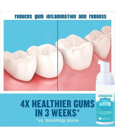 Teethaid Mouthwash & Whitening Foam Toothpaste | Fresh Breath & Dental Health - 50ml | International Shipping - Buy Online on GoSupps.com