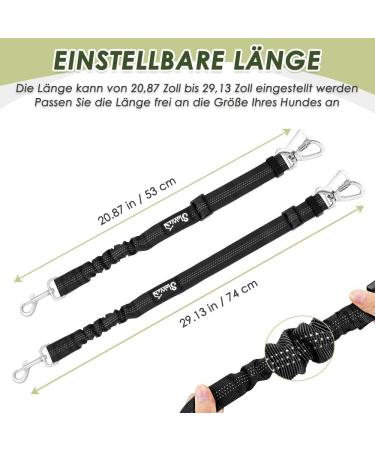 Slowton Dog Harness with Safety Belt for Car - Breathable Dog Seat Belt with 2 Carabiner Hooks - Black (Medium) | Buy Internationally - Buy Online on GoSupps.com