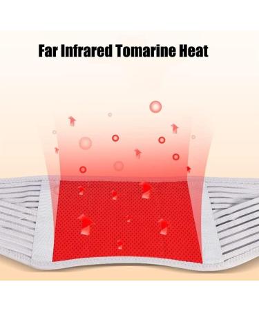 Self-Heated Lower Back Support for Pain Relief - 28 Magnet Lumbar Pegs Waist Decompression - Gray XL for Men & Women - Buy Online on GoSupps.com