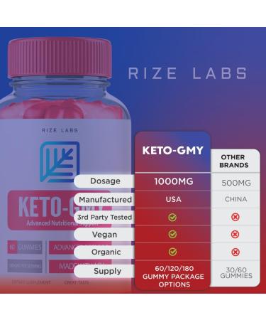 Buy Keto-GMY Gummies for Weight Loss (2 Pack) Vegan ACV Gummy Supplements for Belly Fat Diet Advanced BHB Formula 120 Gummies - Buy Online on GoSupps.com