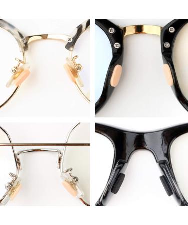 Drinking Glasses 10 Pairs Glasses Nose Pad Sponge Increase Pads Anti Slip Sunglasses Eyewear Glasses Repair Accessories (Black 1.5mm) Glass Nose Pad - Buy Online on GoSupps.com