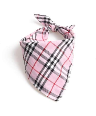 UANOU Dog Bandanas - Triangle Bib Cotton Scarf Red Plaid for Small & Medium Pets | Stylish Pet Supplies M - Buy Online on GoSupps.com