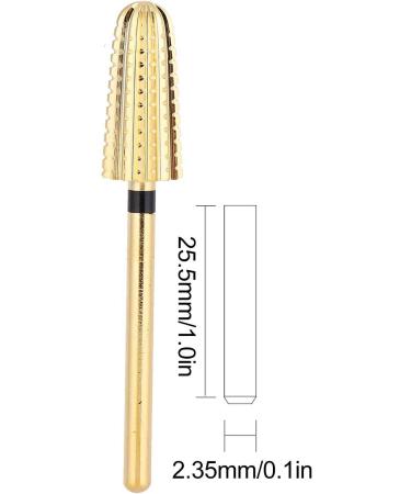 Tungsten Alloy Nail Polishing Head Durable Nail Polishing Head Salon Shop for Home(Conical flat head XC) - Buy Online on GoSupps.com