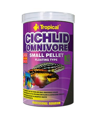 Cichlid Omnivore Small Pellet 250ml / 90g - for Young and Small Omnivorous Cichlids