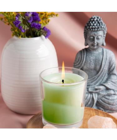 Fruits Scented Candles Gift Set for Women | Stress Relief Sleep & Relaxation | Natural Soy Wax Travel Tin - Green Apple - Buy Online on GoSupps.com