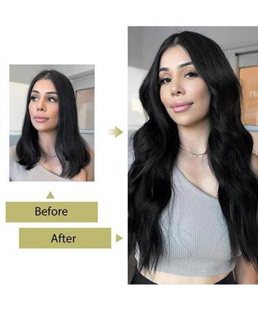 Traziewell Secret Wire Halo Hair Extensions Orange Red Long Thick Smooth Heat Resistent Fiber Curly Wavy Hair Pieces with Invisible Wire Synthetic Hair Extension for Women Lady 1024 FH001024 One Size - Buy Online on GoSupps.com