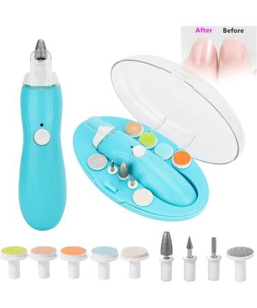 Baby Nail Trimmer 9 in 1 USB Charging Electric Nail Drill File Kit Adjustable Rotation Speed for Baby and Adult - Buy Online on GoSupps.com