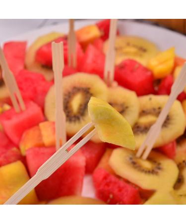 JSGHGDF 100Pcs Wooden Fruit Fork Pick Dessert Forks Tableware - Buy Online on GoSupps.com