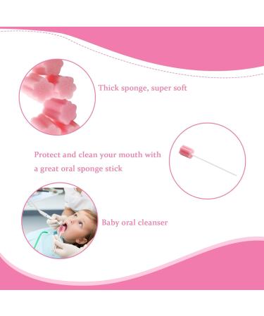 100pcs Disposable Mouth Swabs - Oral Care Sponges for Elderly Kids & Pets - Dental Swabsticks for Easy Mouth Cleaning - Buy Online on GoSupps.com