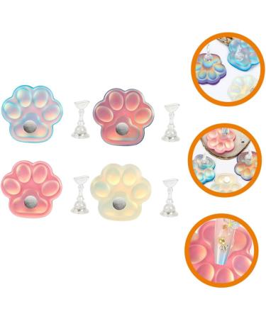 Healeved 1 Set magnetic nail holder nail kits display stand Nail supplies crystal nail holder for painting nails magnetic Symphony Accessories nail frame press on nail stand - Buy Online on GoSupps.com