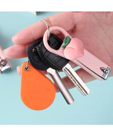 4 Pieces Nail Clippers Set Frog Peach Nail Clippers Cute Nail Cutter for Women Girls and Children Nail Clipping - Buy Online on GoSupps.com