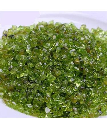 100g Natural Peridot Quartz Crystal Loose Stone Polishing Green Macadam for Decoration Chakra Reiki Balancing - Buy Online on GoSupps.com