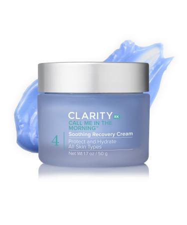 ClarityRx Call Me In The Morning Soothing Recovery Face Cream for All Skin Types (1.7 oz)