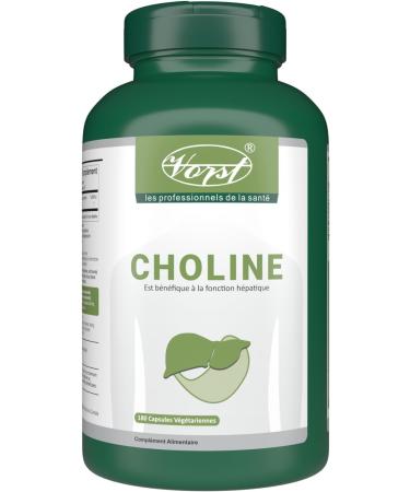 VORST Choline Bitartrate 410mg Per Serving 180 Vegan Capsules | Supplement for Liver Health | Fatty Liver & Brain Supplement | Powder Pills | 1 Bottle 180 count (Pack of 1) - Buy Online on GoSupps.com