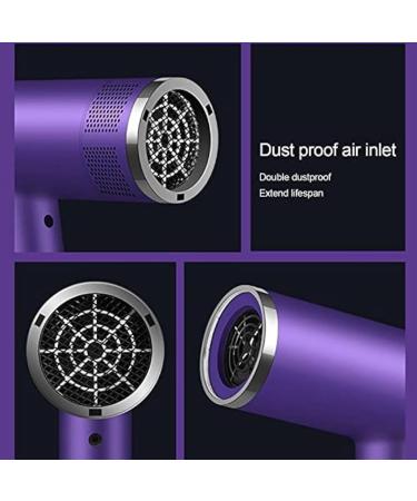 Sgnsvj US Plug Hair Dryer Hair Dryer with Diffuser Negative Ionic Travel Hairdryer for Normal Curly Hair Fast Drying - Buy Online on GoSupps.com