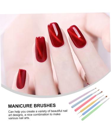 DOITOOL 2 Sets Nail Pen Manicure Art Brushes Cosmetology Supplies Nail Dotting Tool Kit Gel Nail Supplies Nail Supplies Kit Nail Gel Nail Art Accessories Lotus Wood Cosmetic - Buy Online on GoSupps.com