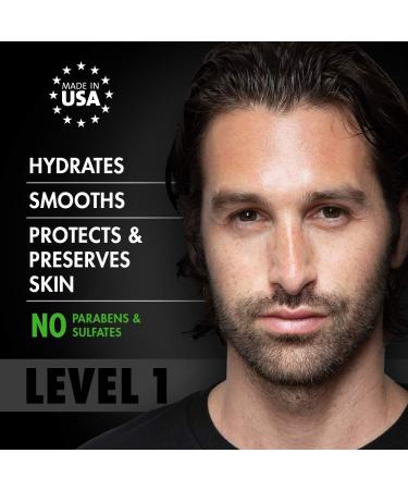 Tiege Hanley Essential Skin Care Routine for Men - Level 1 System | Face Wash, Scrub, 2 Moisturizers | Made in USA | 30 Day Supply | 4 Piece Set - Buy Online on GoSupps.com