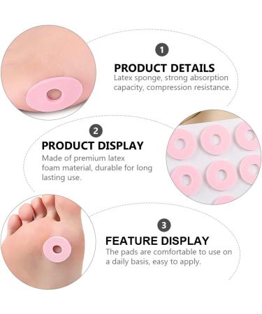 Healifty 72pcs Silicone Heel Protector & Toe Pads Set | Adhesive Foot Cushions for High Heels - Buy Online on GoSupps.com