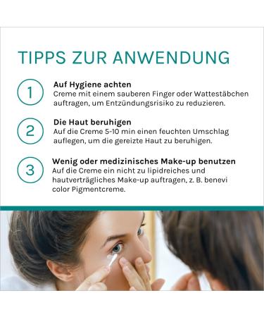 Benevi Eyelid Cream 15ml - Nourishing Care for Dry Sensitive Eyelids | No Greasy Residue | Ideal for Eczema & Rosacea - Buy Online on GoSupps.com