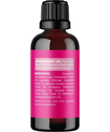 Floral Essential Oil Blend for Diffuser - Flower Essential Oil for Diffusers Baths Candles Soaps & DIYs with Pure Undiluted Jasmine Chamomile Geranium & More - Sweet Uplifting Aromatherapy Blend - Buy Online on GoSupps.com