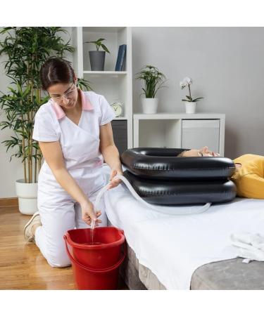 Inflatable Shampoo Basin Set - Portable Hair Washing Sink for Elderly and Disabled - Buy Online on GoSupps.com