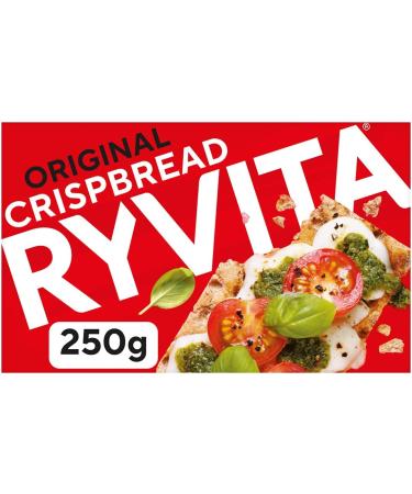 Ryvita Original Crispbread Low Fat Healthy Snack High in Fibre 250 g - Buy Online on GoSupps.com