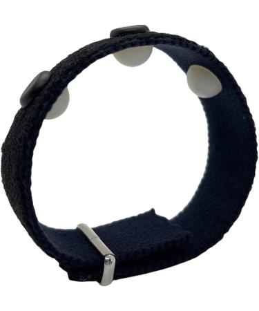 Buy Sleeping Pills Acupressure Bracelets & Lavender Aromatherapy | Sleepless Band Anti-Evil Emotion Bracelets - Black & Lavender (Medium 7 in) - International Shipping Available - Buy Online on GoSupps.com