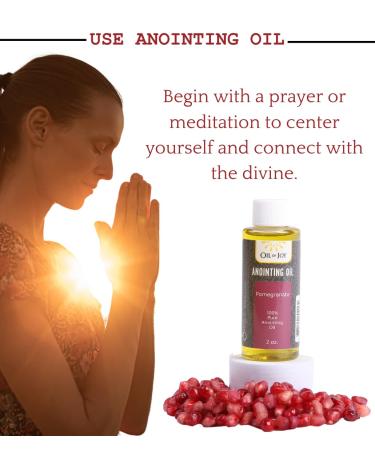 Oil of Joy Pomegranate Anointing Oil - 2 Oz for Prayer & Christian Worship | International Shipping Available - Buy Online on GoSupps.com