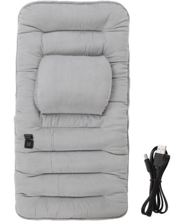 Chair Heating Mat & USB Heating Cushion - Winter Comfort with 3C Adapter | Light Gray - Buy Online on GoSupps.com