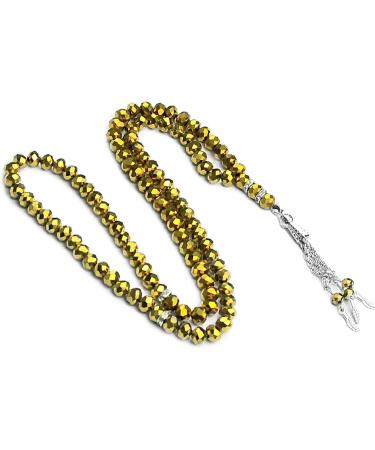 VSilay Lianxue Acrylic Alloy Prayer Pearl Bracelet | Exquisite Tasbih Rosary & Islamic Hand Rings for Meditation | Silver Spiritual Accessory - Buy Online on GoSupps.com