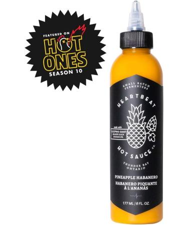 Heartbeat Hot Sauce - Ultimate 6-Pack (1 x 177ml Red Habanero 1 x 177ml Green Jalapeno 1 x 177ml Blueberry Habanero 1 x 177ml Pineapple Habanero 1 x 177ml Scorpion 1 x 177ml Poirier's Louisiana Style Hot Sauce) - Buy Online on GoSupps.com
