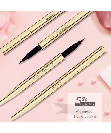 SU YAMMY Waterproof Black Liquid Eyeliner - Smudge Proof Liquid Liner - Buy Online on GoSupps.com