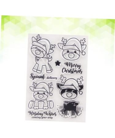 Lurrose Christmas Stamps Postage Stamps Planners Craftastic Tthe Notebook Silicone Stamps Clear Stamps Seal Scrapbook Account - Buy Online on GoSupps.com