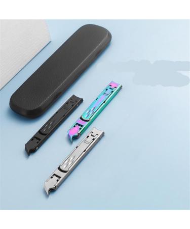 CHJHJKG Nail Clippers (Beauty) Folding Nail Clippers Trimmer Manicure Toenail Scissors Opening Heavy Duty Nails(Silver) - Buy Online on GoSupps.com