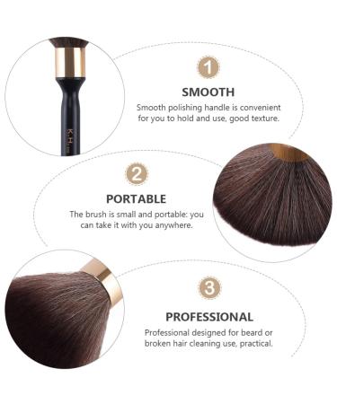 Buy Lurrose Hairdressing Brush & Vegan Shaving Accessories - Soft Nylon Beard & Hairbrush - Perfect Gift for Men - Buy Online on GoSupps.com