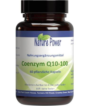 Buy Coenzyme Q10 100mg - Nature Power - 60 Vegetable Capsules | Fast International Shipping - Buy Online on GoSupps.com