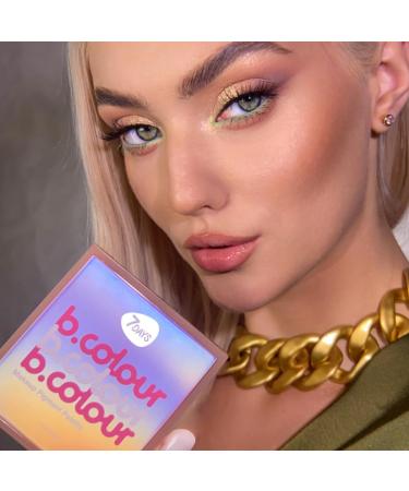 7DAYS Eyeshadow Palette | Makeup Eyeshadow Palettes Nude Purple Long Lasting Pigmented Shades with Gold Glitter 9g - Buy Online on GoSupps.com