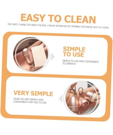 Housoutil Volcanic Stone Oil-absorbing Ball Skin Rolling Volcano Face Skin Oil-absorbing Stick Facial Roller Volcanic Roller Beauty Products Grease Aluminum Alloy - Buy Online on GoSupps.com