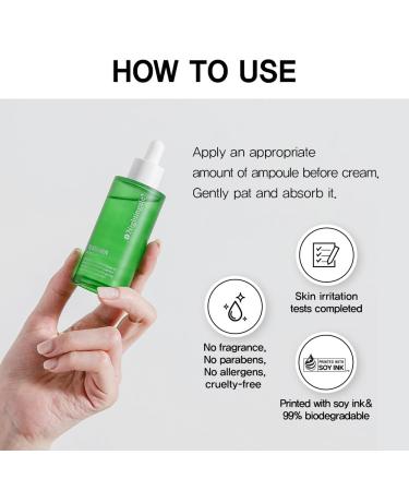 Nightingale TEATAMIN Ampoule - Redness Relief Face Serum for Sensitive Skin | Soothing Acne Treatment with Tea Tree & Vitamins | Hypoallergenic Korean Skincare - Buy Online on GoSupps.com