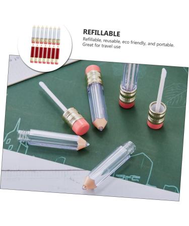 Beaupretty Lot De 6 Tubes De Gloss L vres Vides 5 Ml Transparent Et Rouge Mini Format Rechargeable Pour Filles Et Femmes Diy Maquillage Et Voyage - Buy Online on GoSupps.com