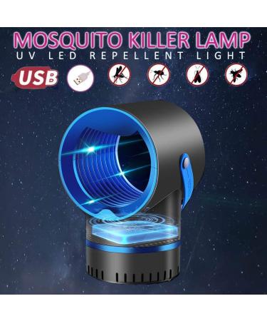 Mosquito Killer-USB Portable UV Insect Killer Quiet 360 Photocatalytic Electric Mosquito Insect Trap Lamp for Camping Bedroom Kitchen Office Home - Buy Online on GoSupps.com